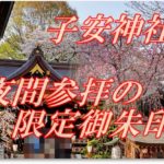 子安神社（東京・八王子）夜間参拝の桜の限定御朱印をいただく。御朱印待ちの列ができるも子安神社さんの対応が良く待ち時間は最小限！